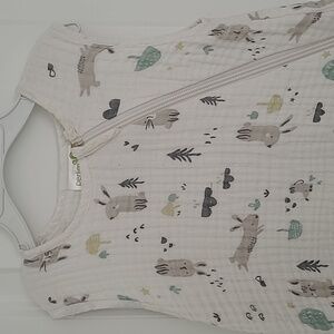 Perlimpinpin 100% cotton muslin sleep bag 0.7 TOG 18-36M